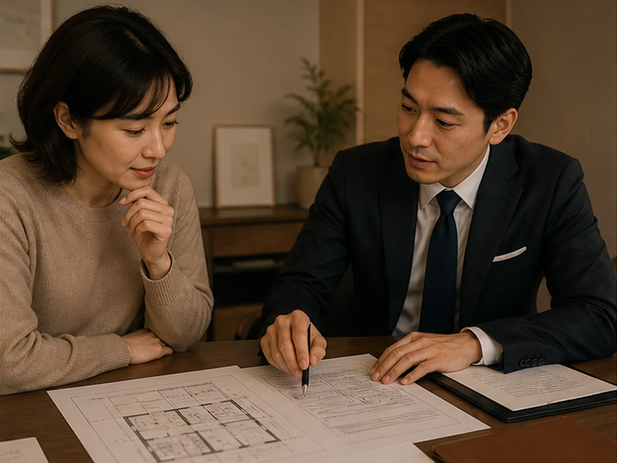 本体を選ぶ前に管理規約を確認するための確認場面