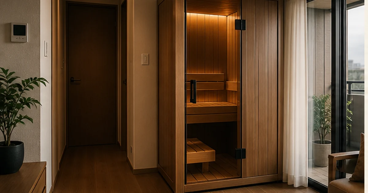 マンションに家庭用サウナを置ける？管理規約・搬入・湿気の確認表の判断場面